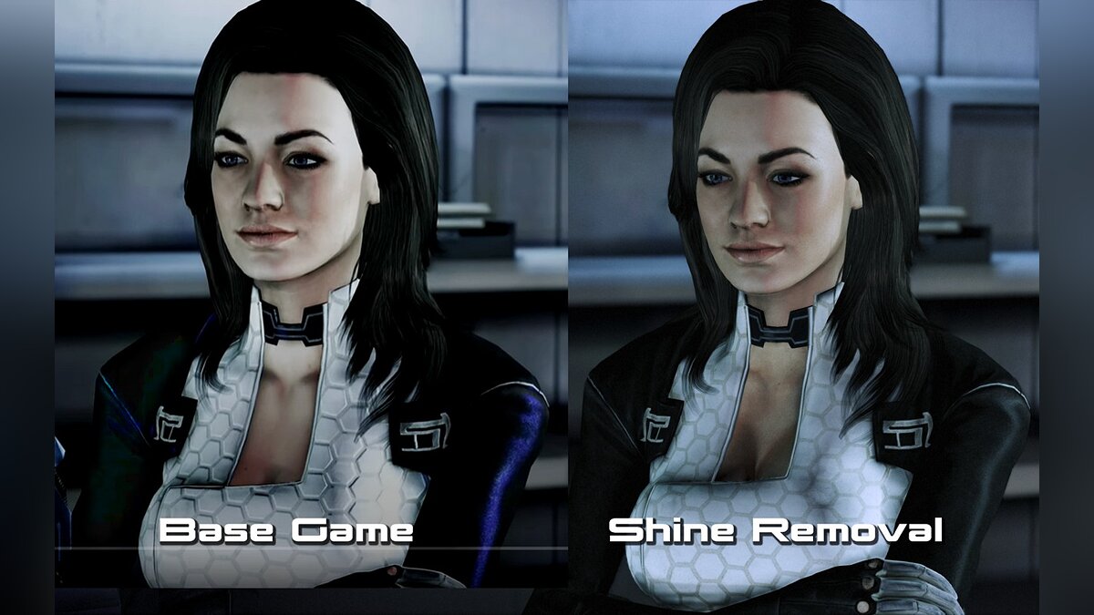 Mass Effect Legendary Edition — Miranda Blue Glitter Removal