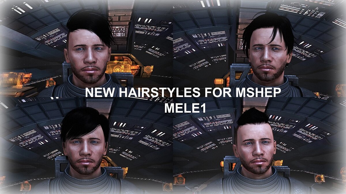 Mass Effect Legendary Edition — New hairstyles for men