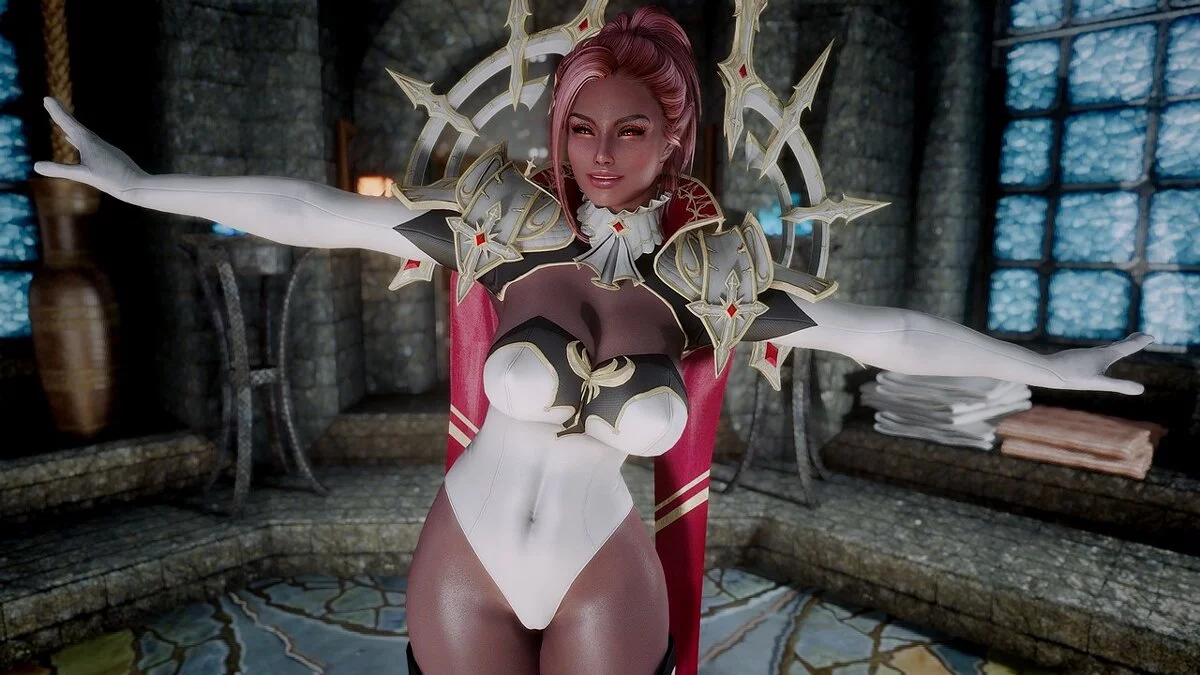 Elder Scrolls 5: Skyrim Special Edition — Темная эльфийка - пресет для Racemenu