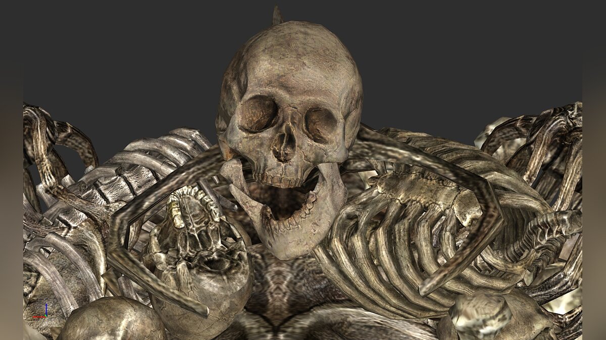 Elder Scrolls 5: Skyrim Special Edition — Cleaned and improved Bone Colossus textures