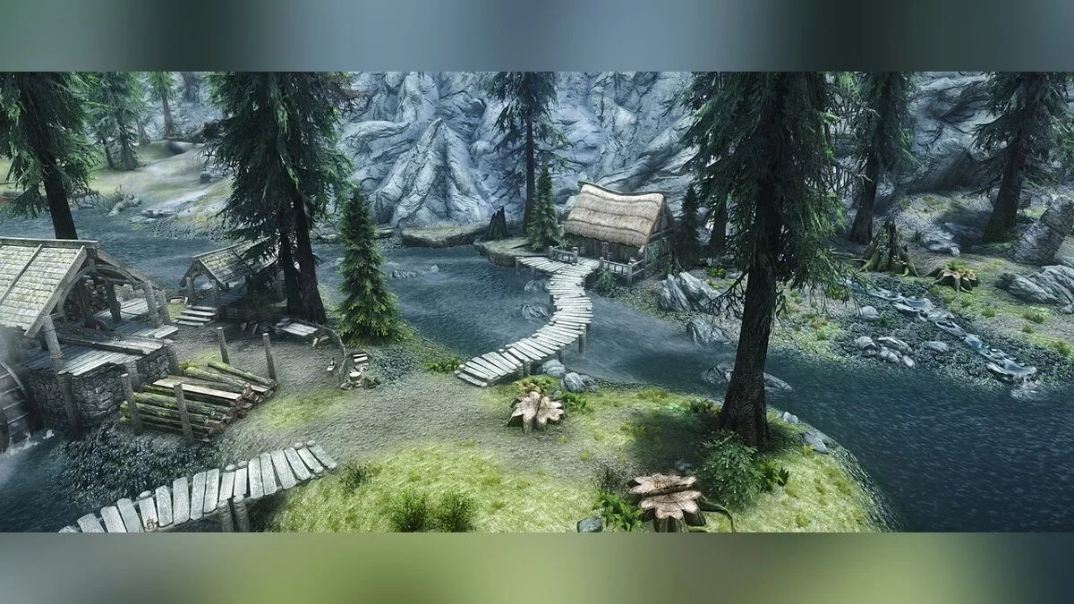 Elder Scrolls 5: Skyrim Special Edition — Новая хижина в Ривервуде