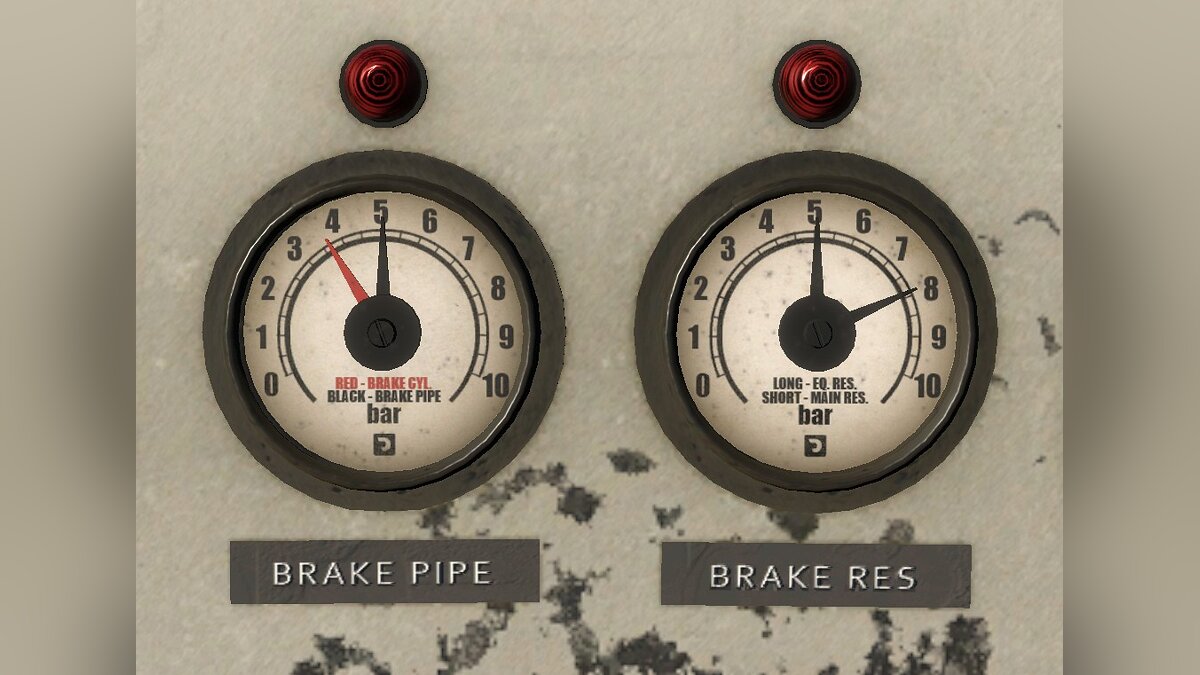 Derail Valley — Pressure gauges for air brake