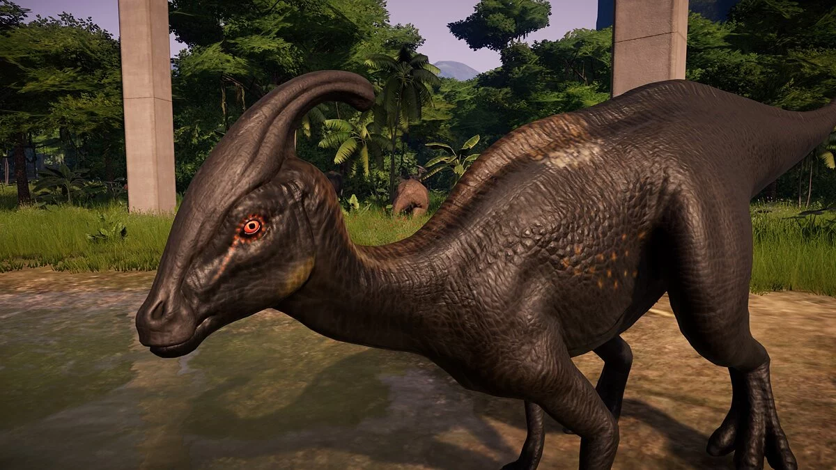 Jurassic World Evolution — Fire-breathing parasaurolophus