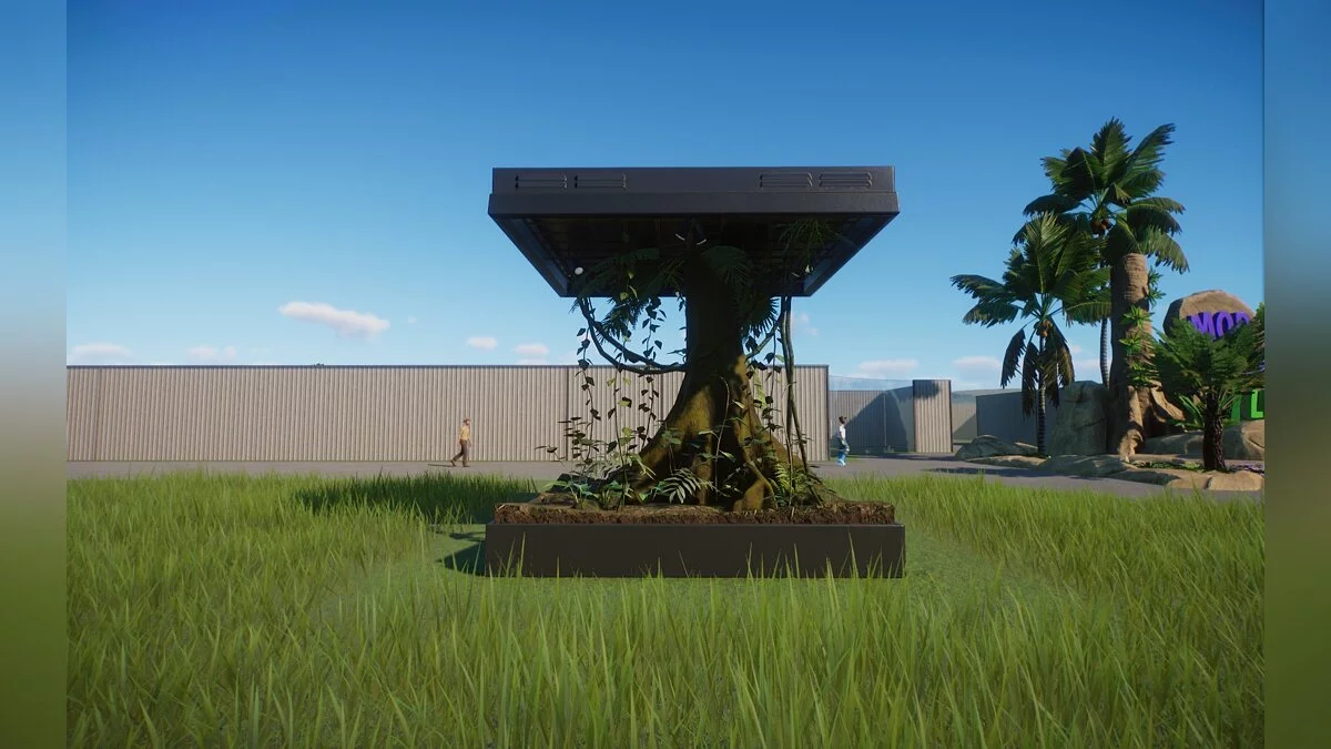 Planet Zoo — Exhibition box without glass