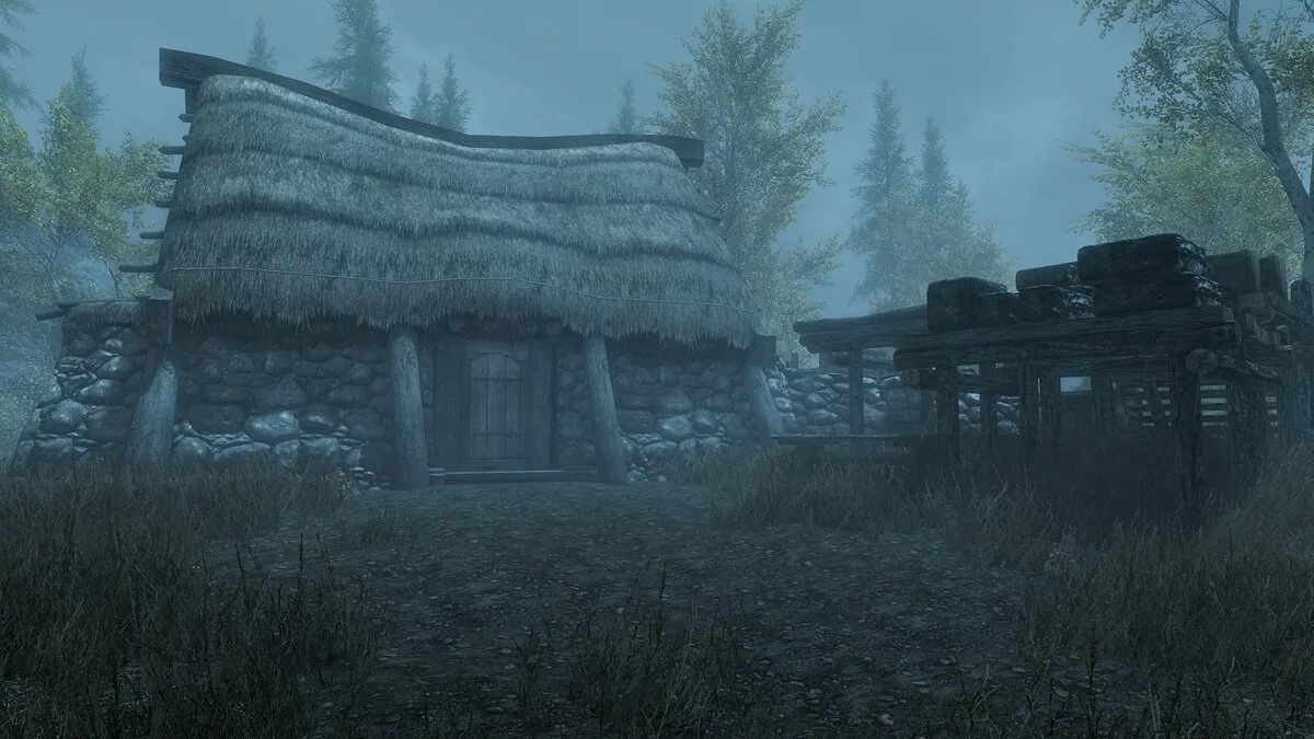 Elder Scrolls 5: Skyrim Special Edition — casa en las montañas