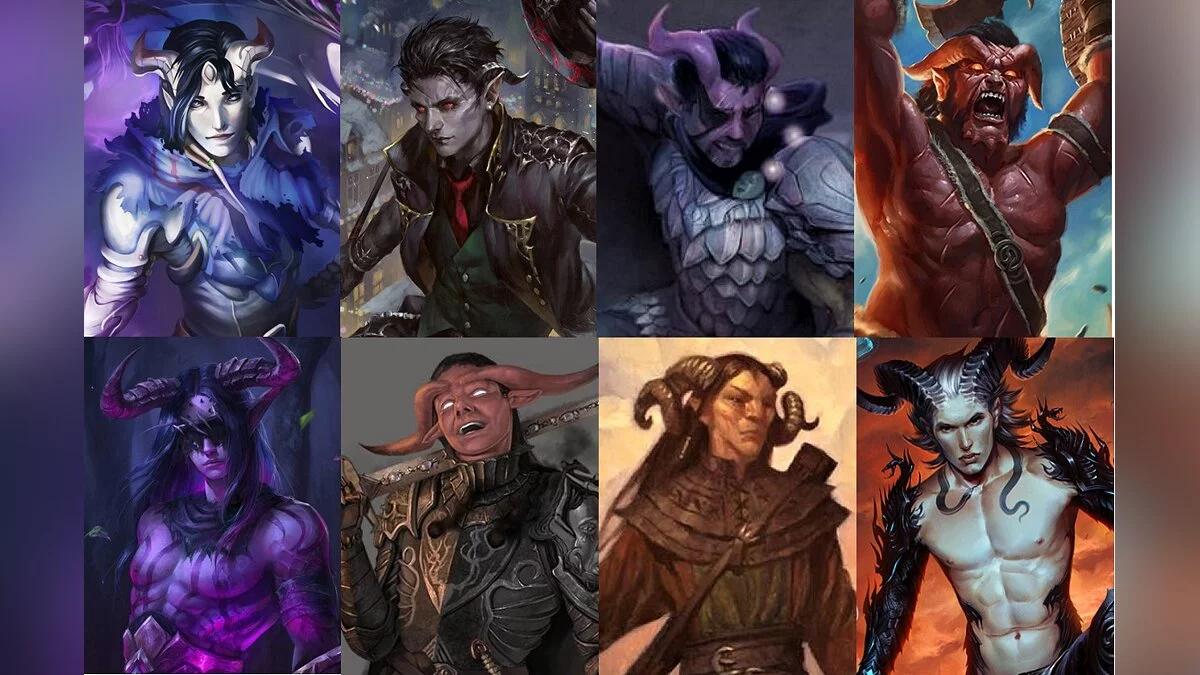 Pathfinder: Wrath of the Righteous — Collection of male portraits