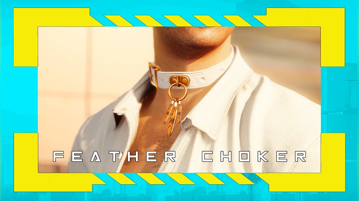 Cyberpunk 2077 — Feather necklace