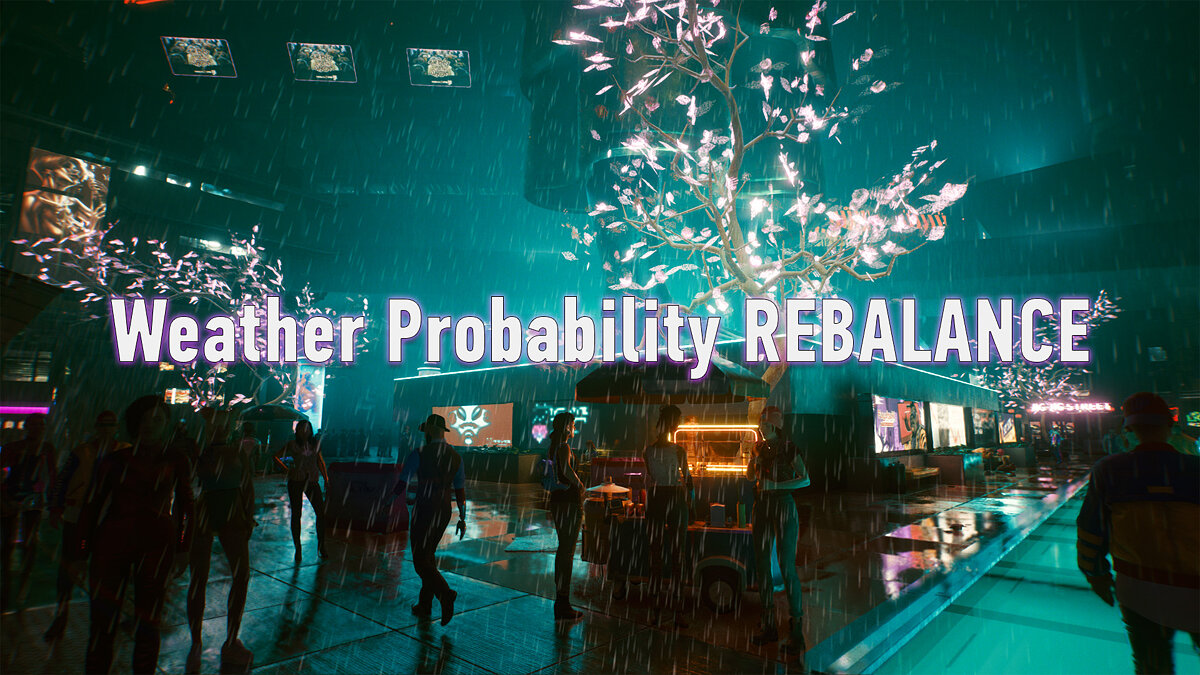 Cyberpunk 2077 — Change in weather probability