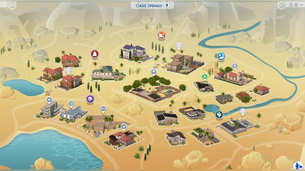 The Sims 4 — Улучшенные оригинальные города