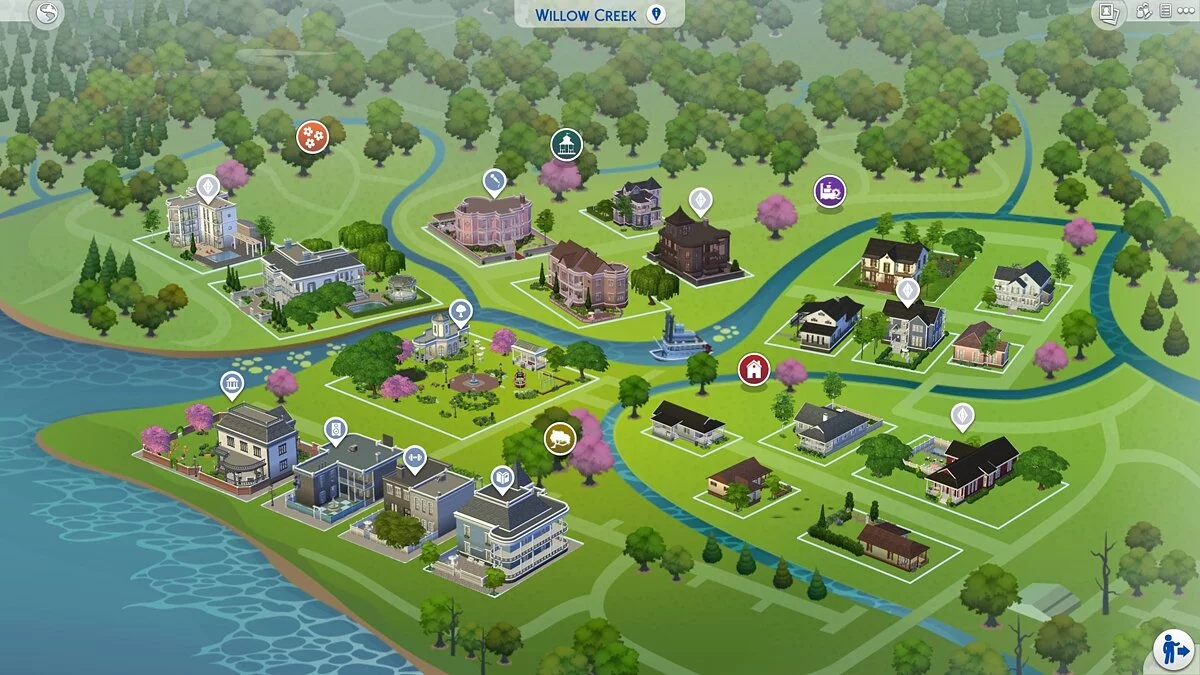 The Sims 4 — Improved original cities