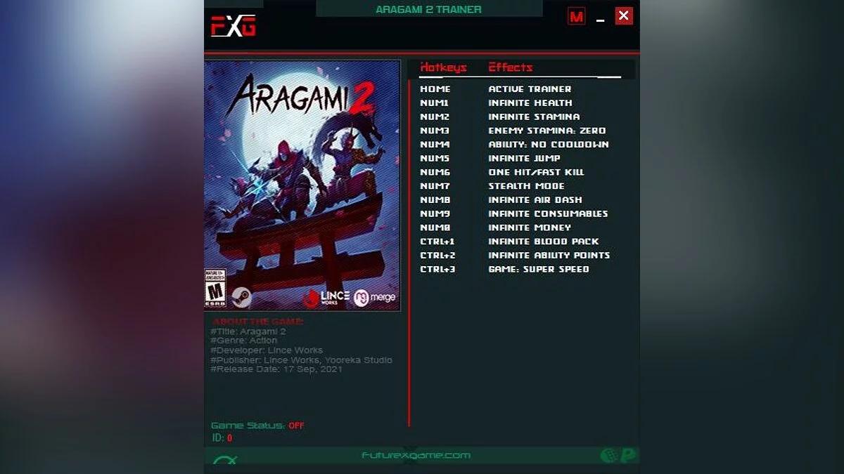 Aragami 2 — Trainer (+13) [1.0]