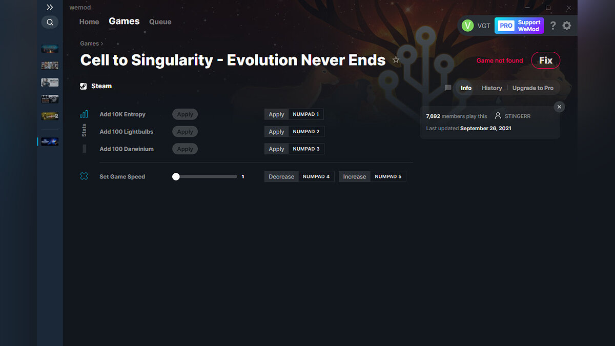 Cell to Singularity - Evolution Never Ends — Trainer (+4) from 09.26.2021 [WeMod]