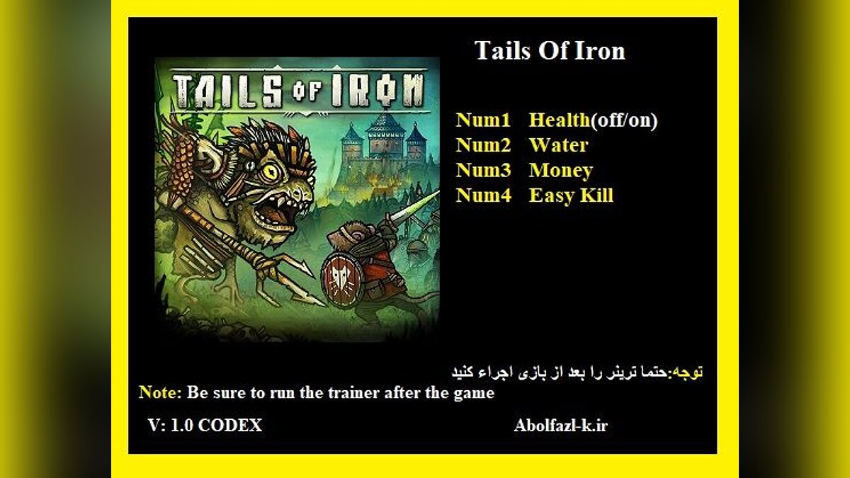 Tails of Iron — Trainer (+4) [1.0]