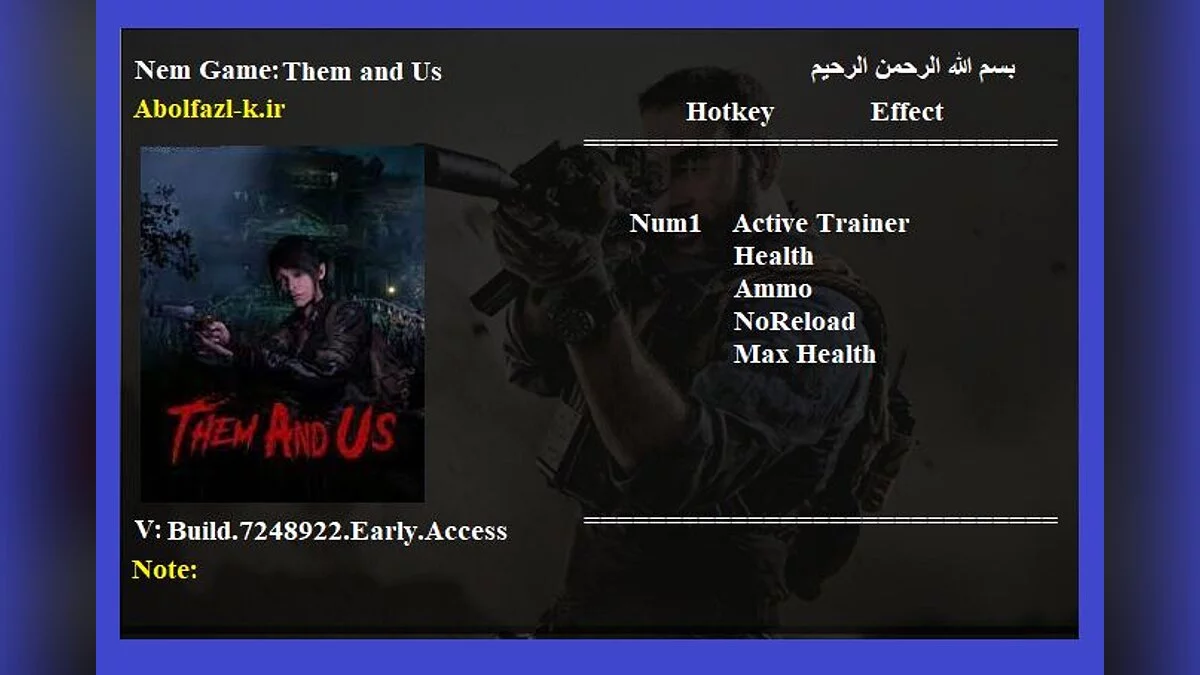 Them and Us — Entrenador (+5) [EA:Build.7248922]