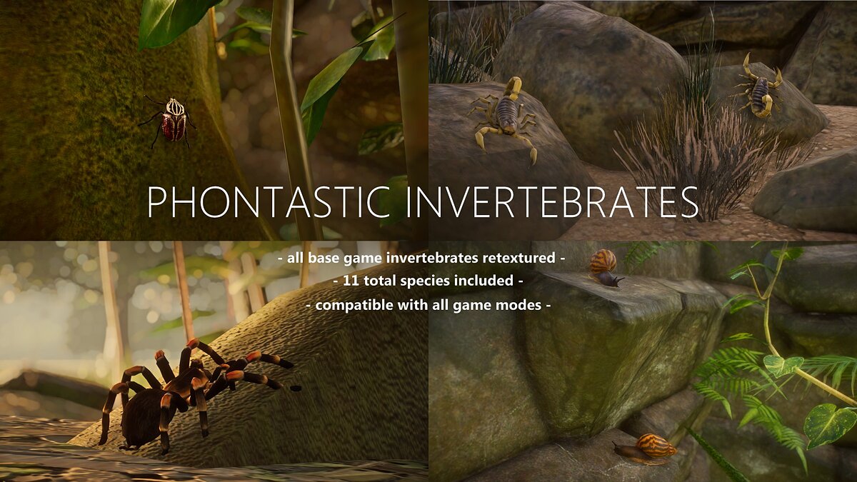 Planet Zoo — Realistic invertebrates