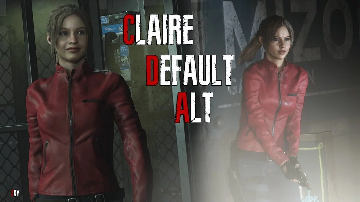 Resident Evil 2 — Claire con una chaqueta alternativa