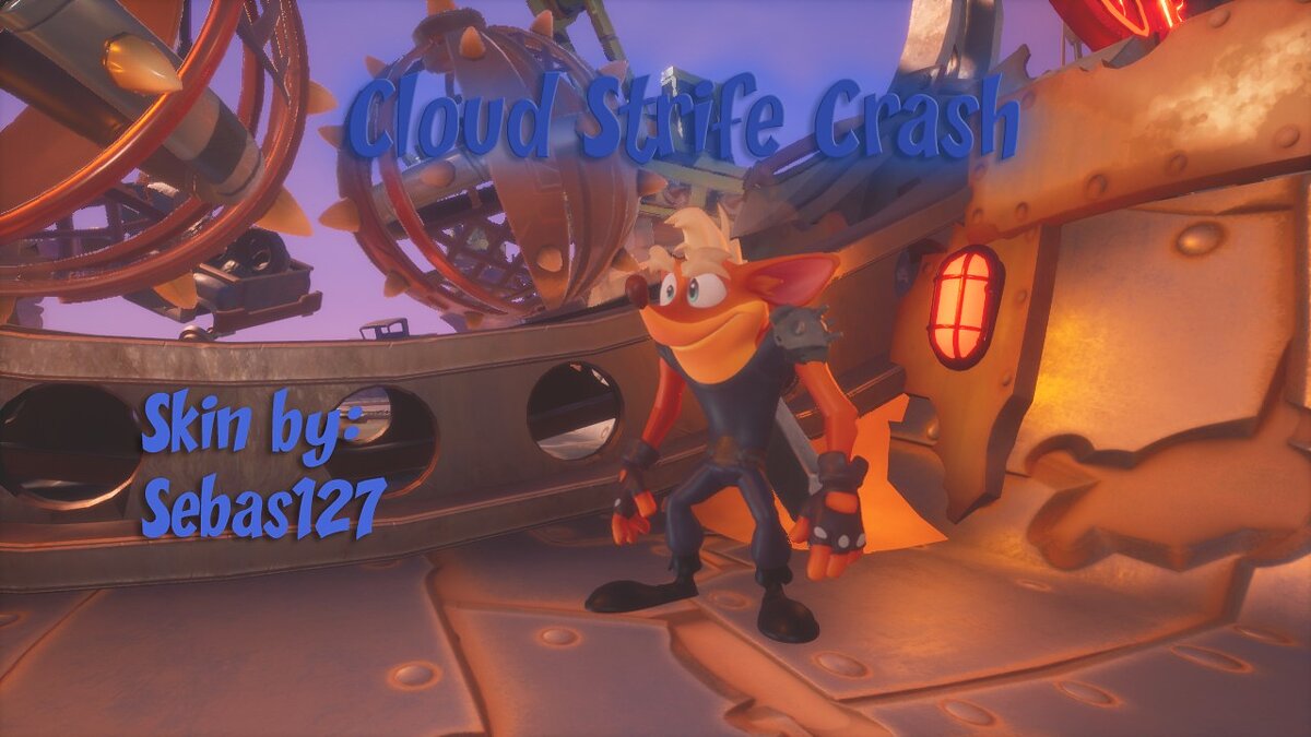 Crash Bandicoot 4: It&#039;s About Time — Claude costume from Final Fantasy 7