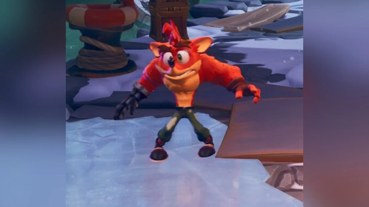 Crash Bandicoot 4: It&#039;s About Time — Choque inflado