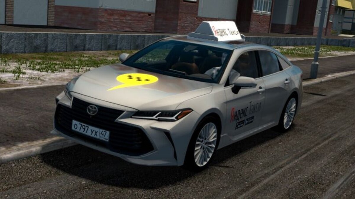 City Car Driving — Toyota Avalon 3.5 2019 (Yandex taxi)