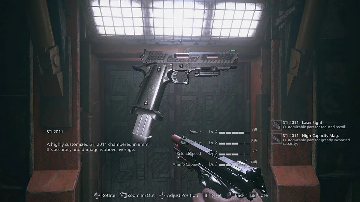 Resident Evil Village — Пістолет STI 2011