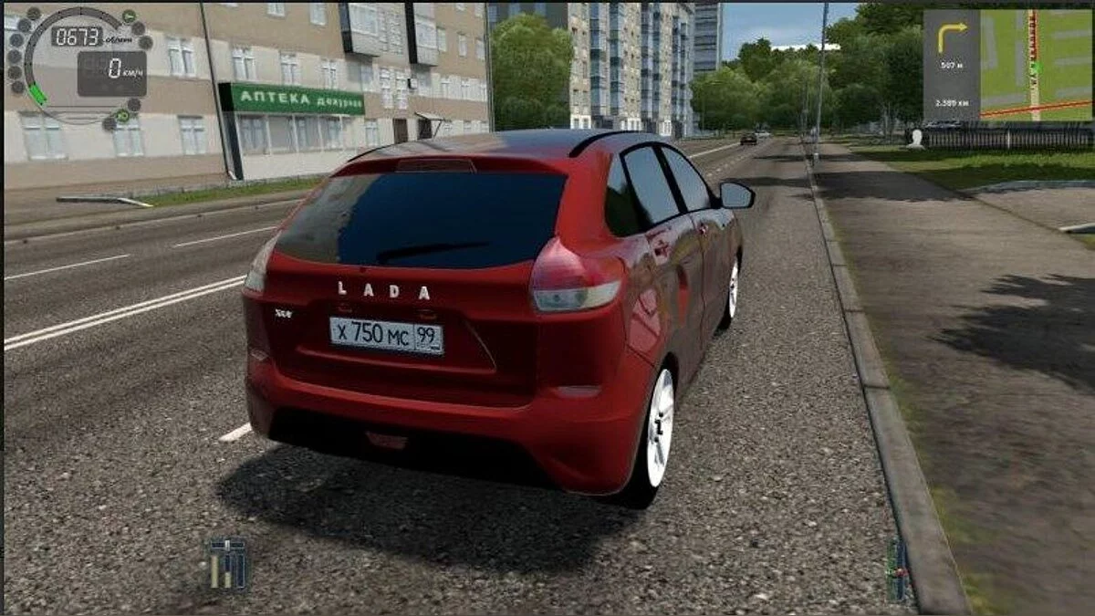 City Car Driving — Lada XRay
