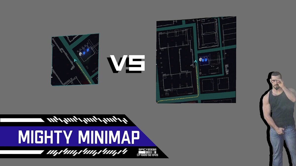 Cyberpunk 2077 — Large minimap