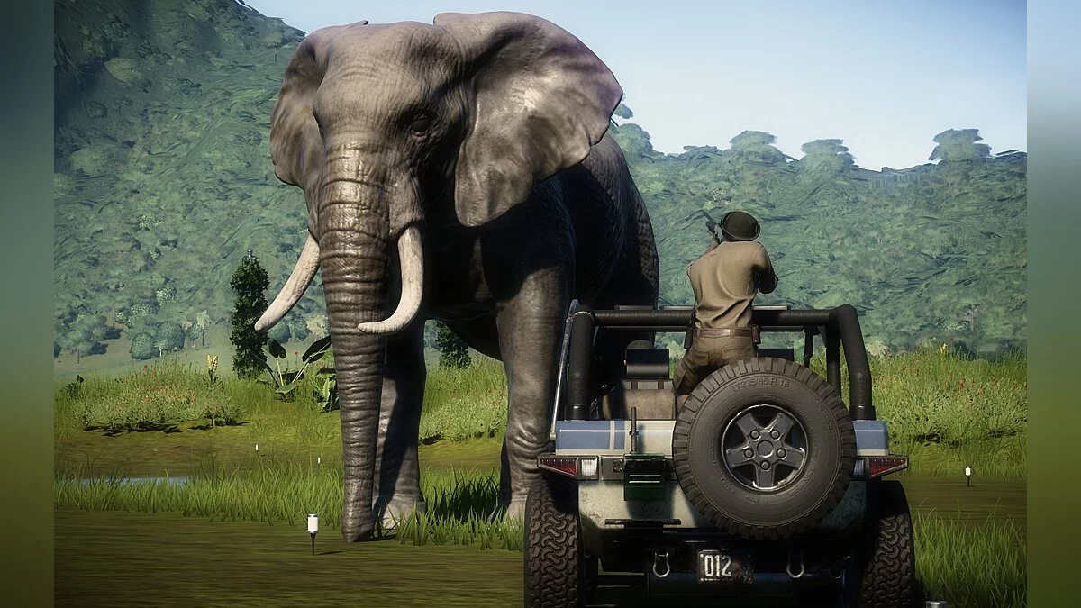 Jurassic World Evolution — Nueva especie: elefante africano