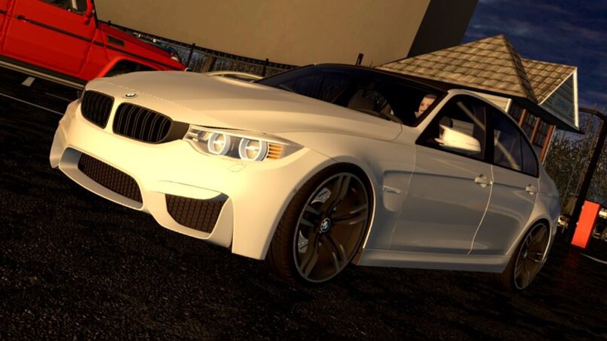 City Car Driving — BMW with (Silver 0)