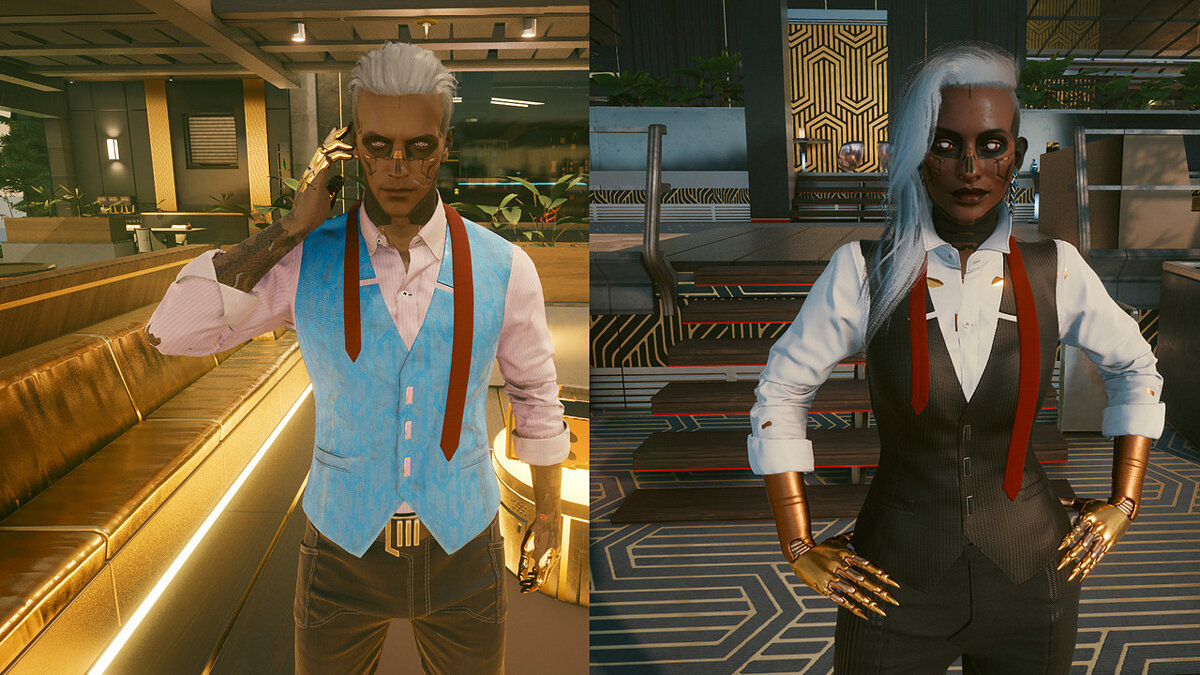 Cyberpunk 2077 — Loose tie for V