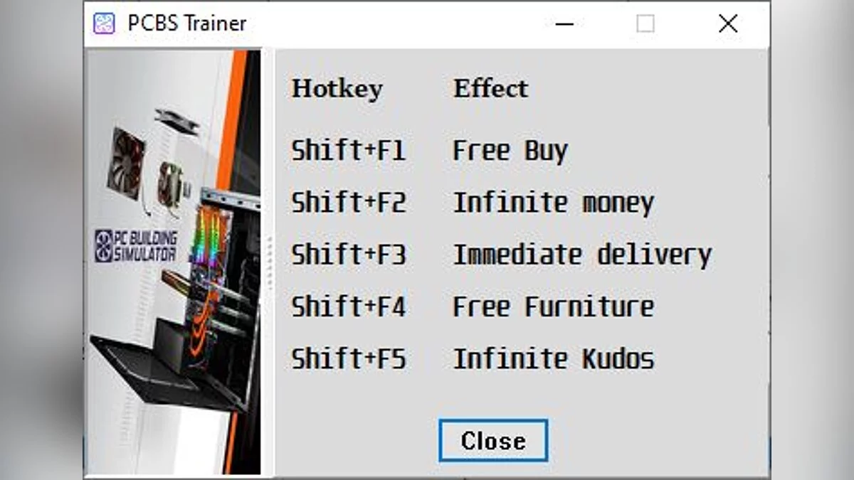 PC Building Simulator — Trainer [1.12.3] (+5)