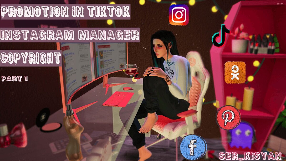 The Sims 4 — Tiktok Promotion, Instagram Manager, Copywriter