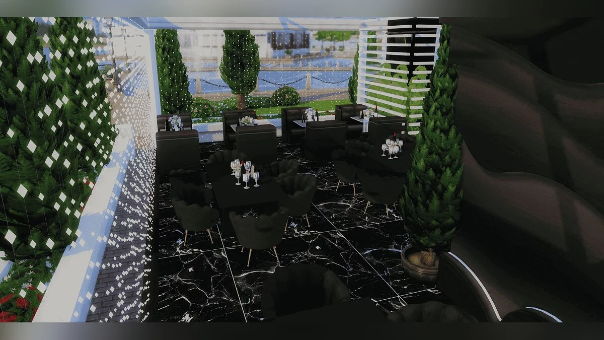 The Sims 4 — Бар-ресторан Moon Child CC