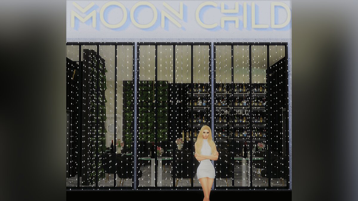 The Sims 4 — Bar-restaurant Moon Child CC