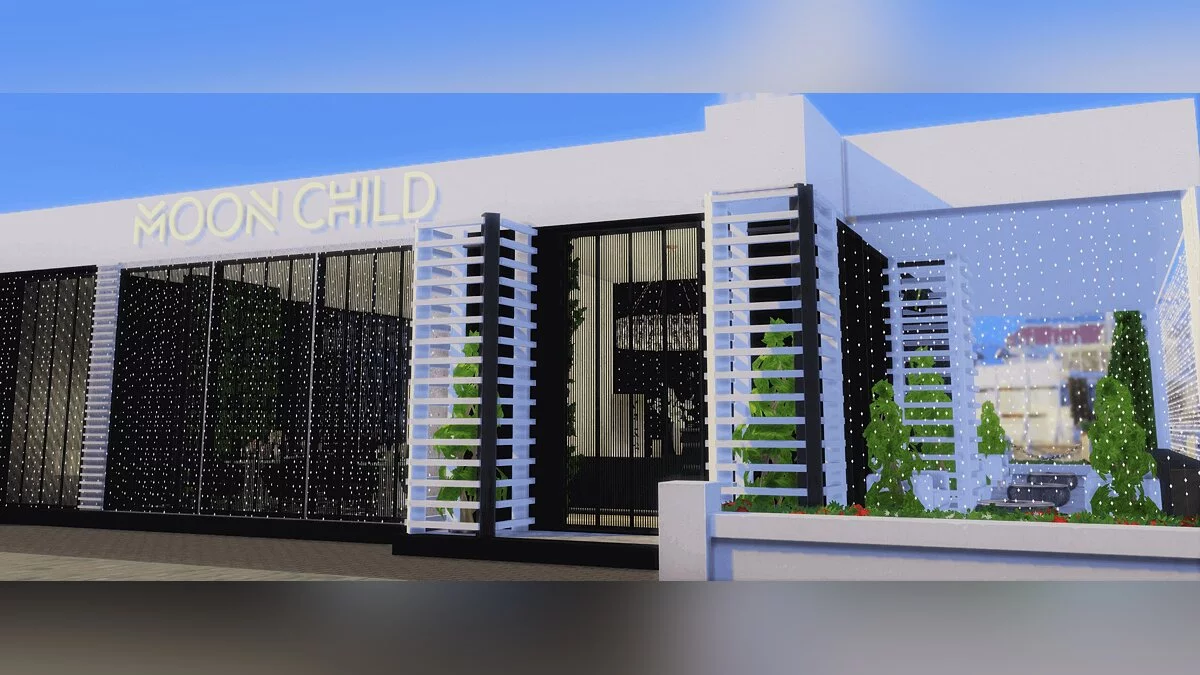 The Sims 4 — Бар-ресторан Moon Child CC