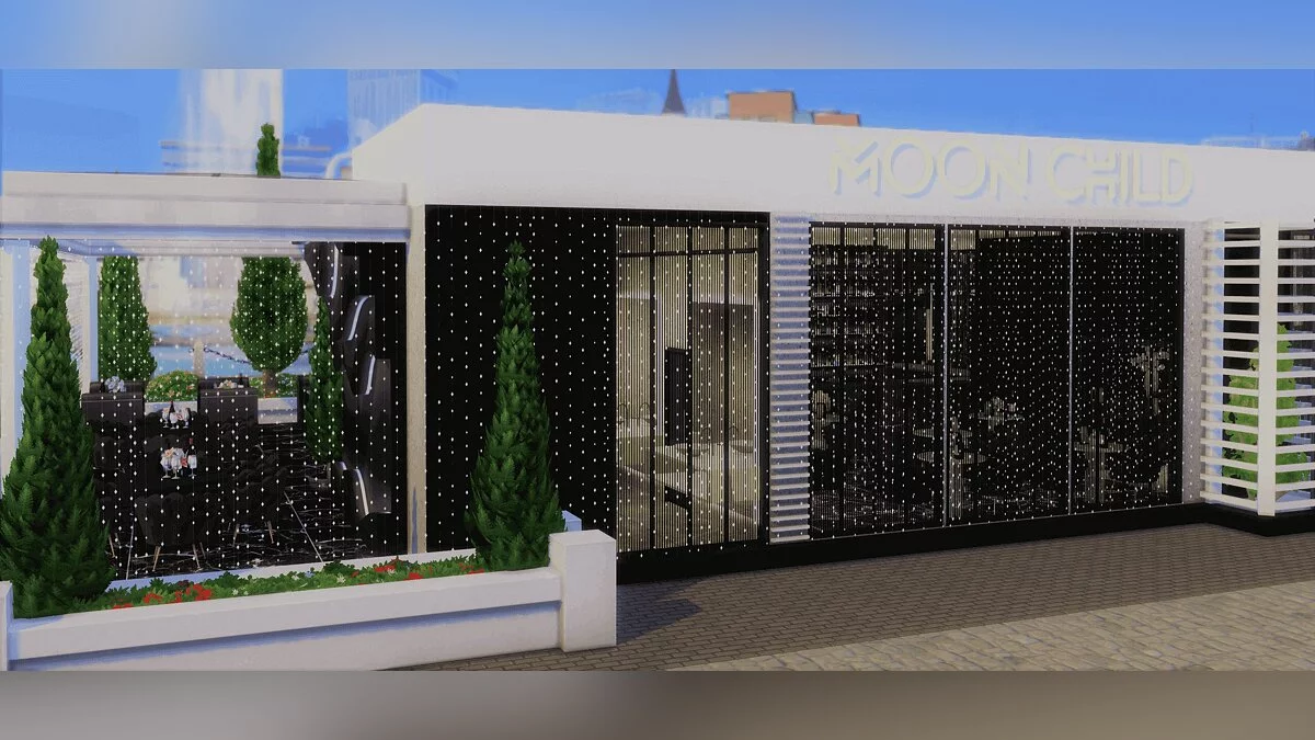 The Sims 4 — Бар-ресторан Moon Child CC