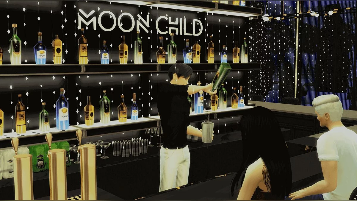 The Sims 4 — Бар-ресторан Moon Child CC