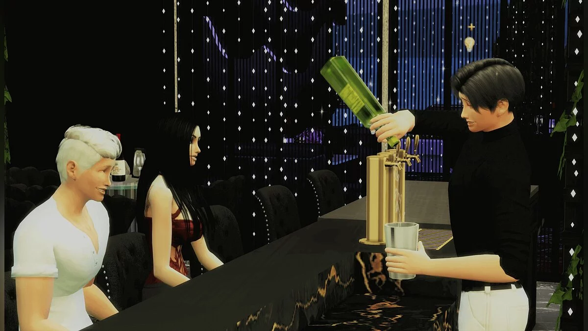 The Sims 4 — Бар-ресторан Moon Child CC