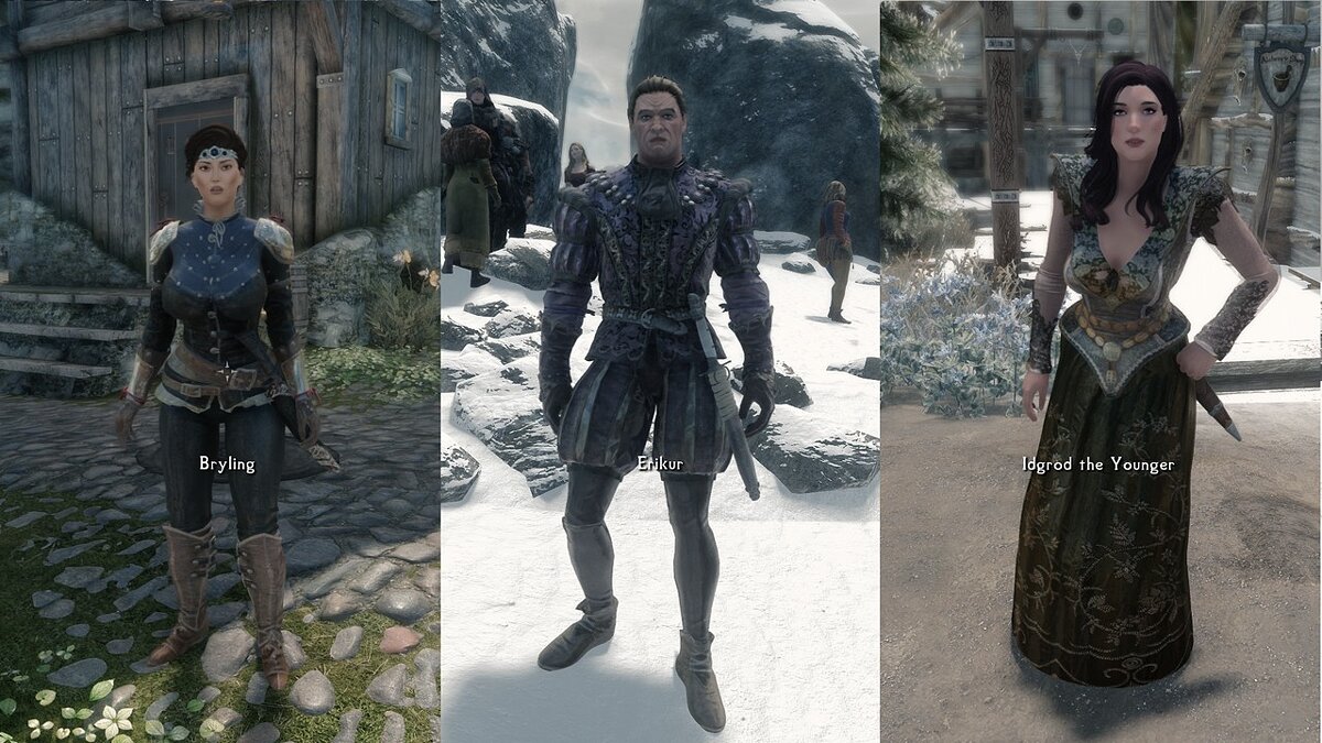 Elder Scrolls 5: Skyrim Special Edition — NPC in new clothes and armor