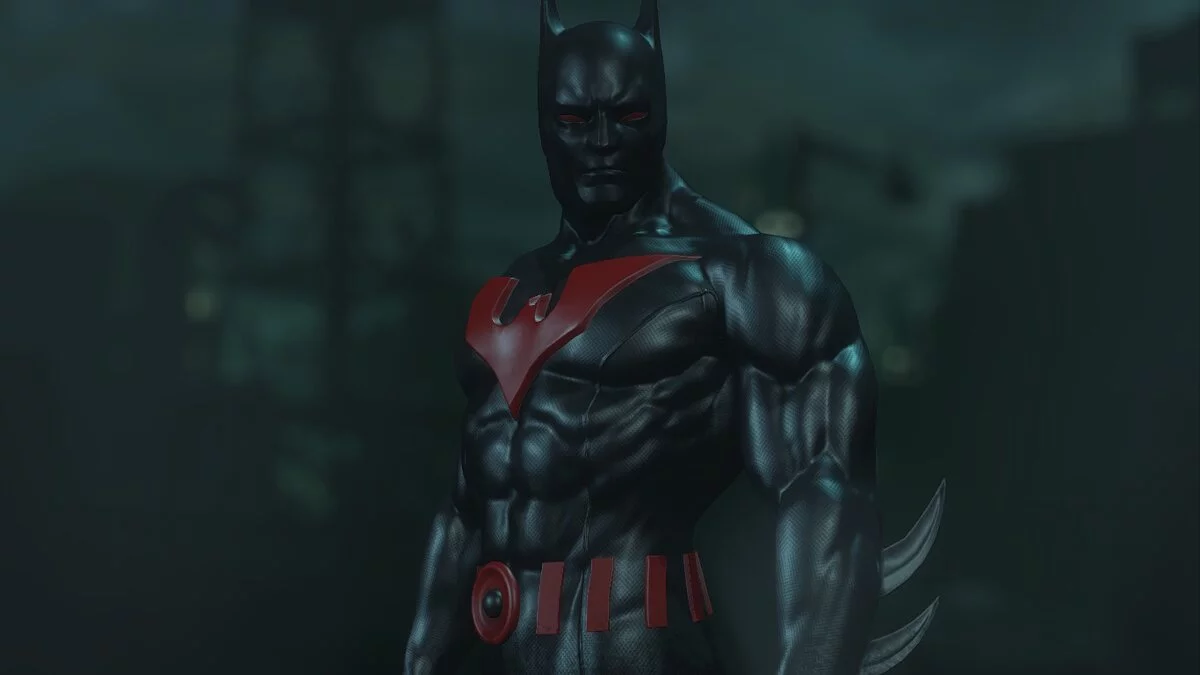 Batman: Arkham City — Traje Beyond negro y rojo