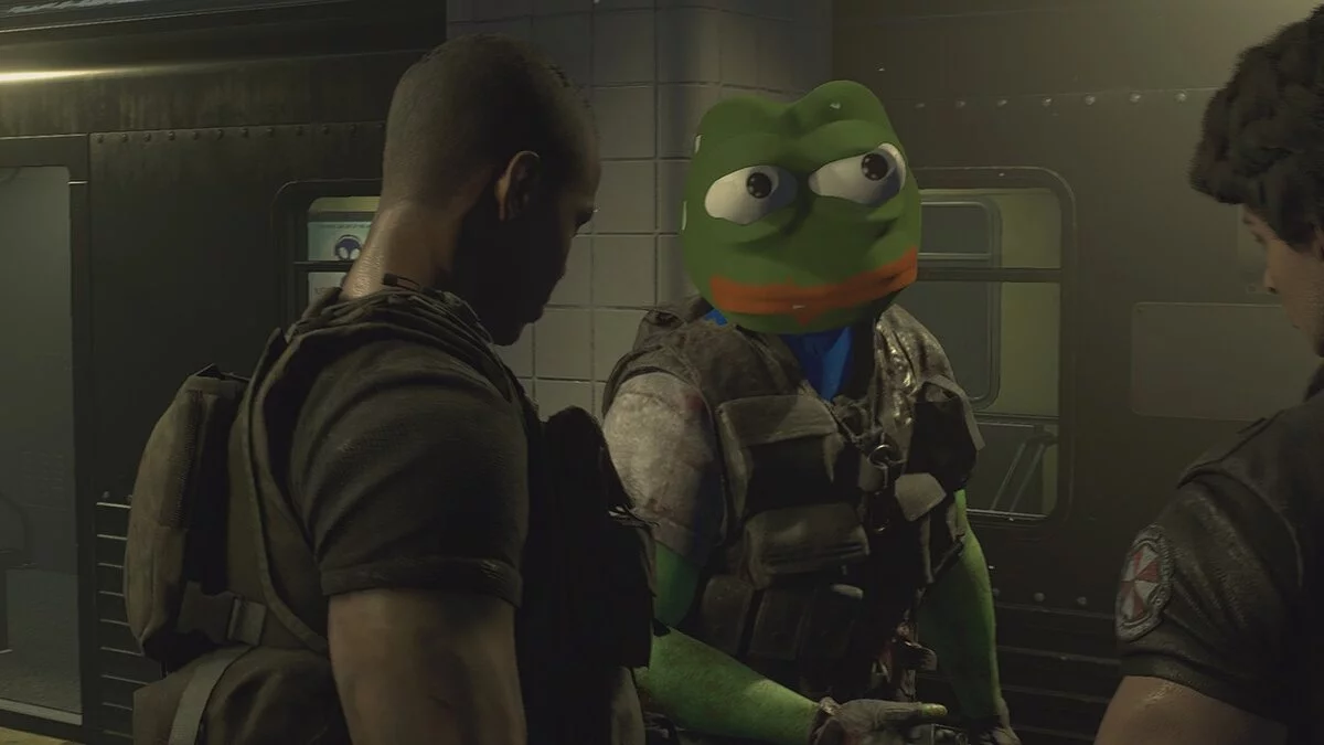 Resident Evil 3 — Pepe instead of Mikhail