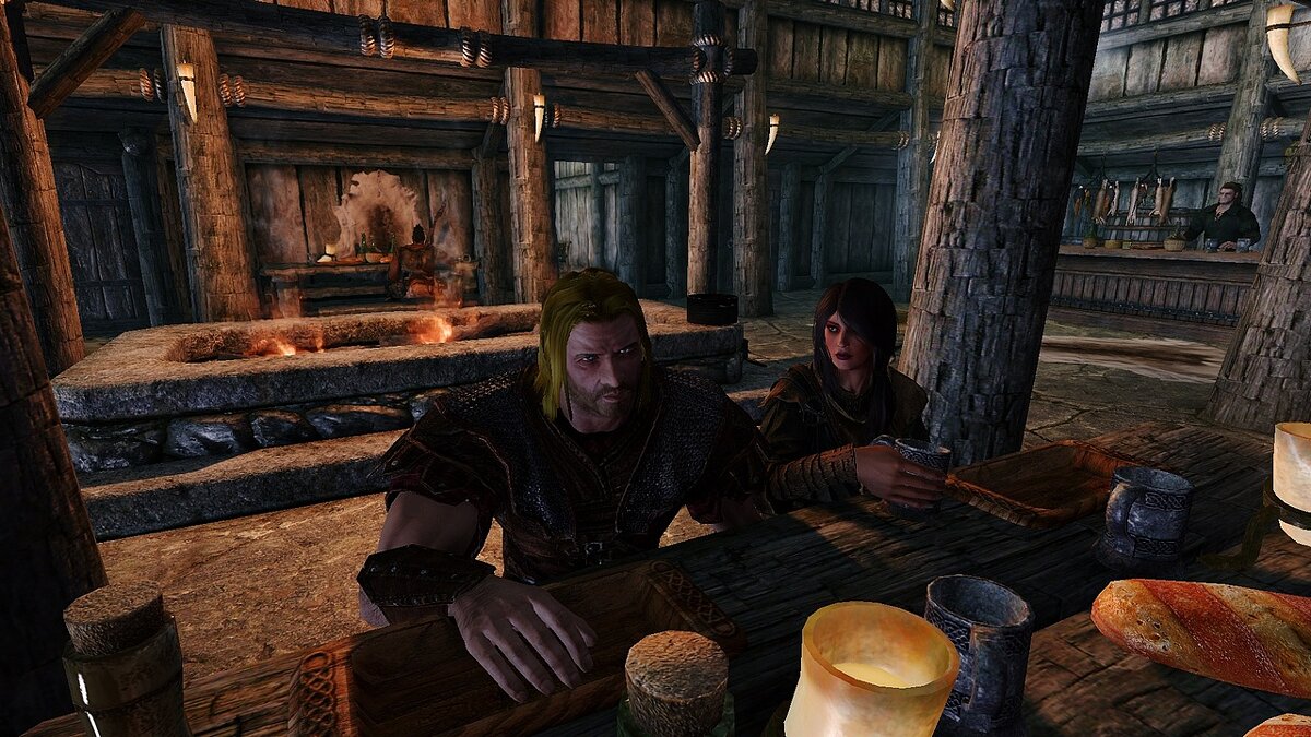 The Elder Scrolls 5: Skyrim Legendary Edition — Companions can sit down