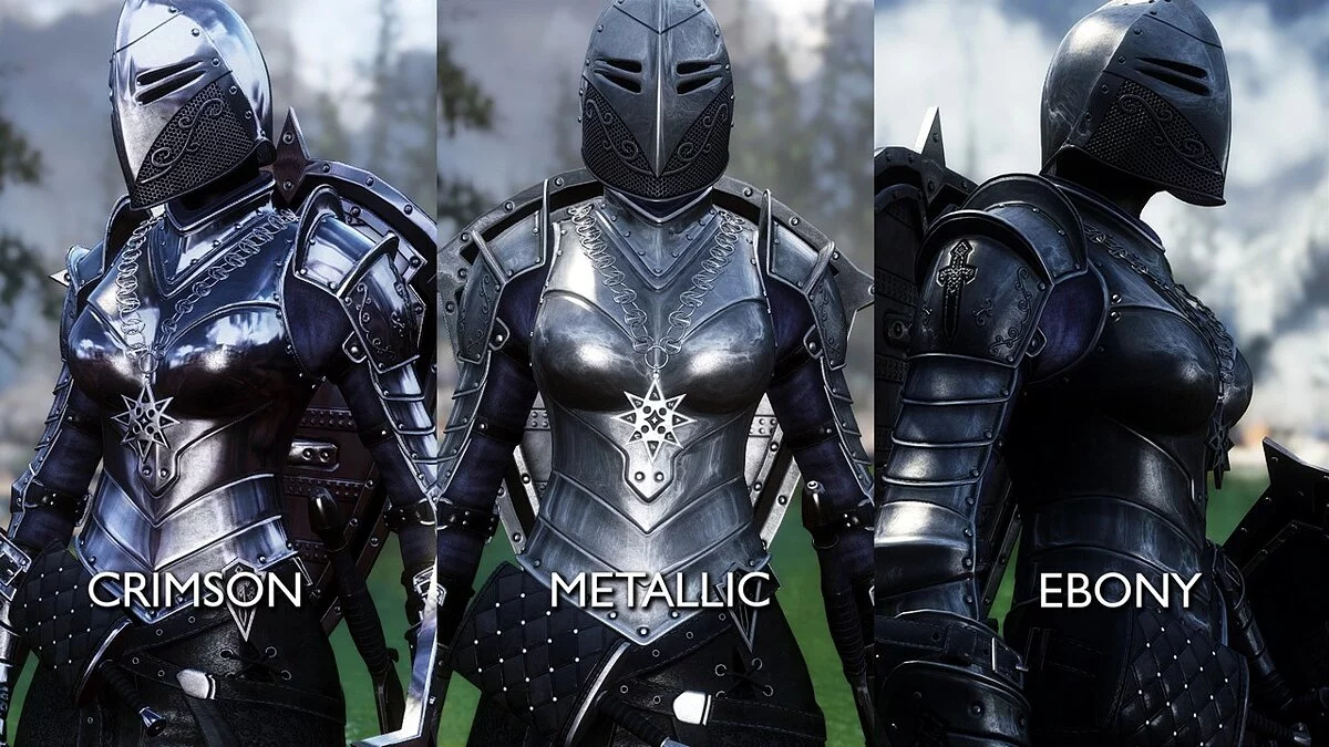 The Elder Scrolls 5: Skyrim Legendary Edition — Броня «Темного лицаря»