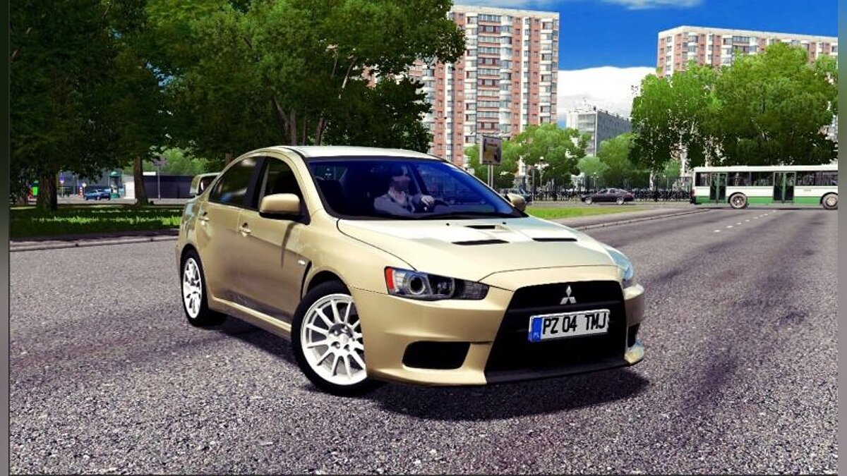 City Car Driving — Mitsubishi Lancer Evolution X 2.0 GSR 2008