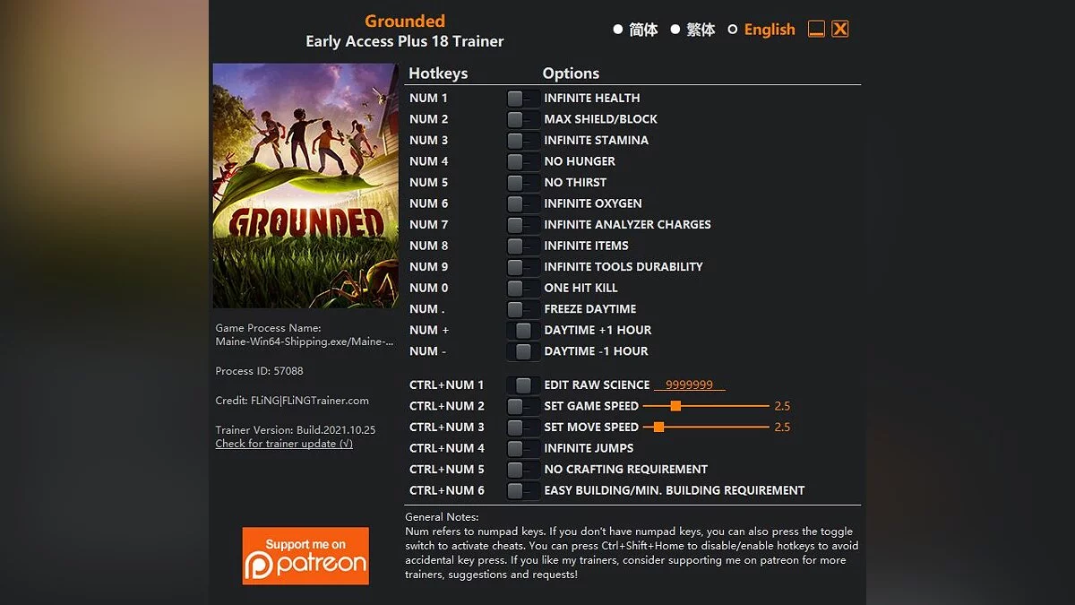 Grounded — Entrenador (+18) [EA: 26/10/2021]