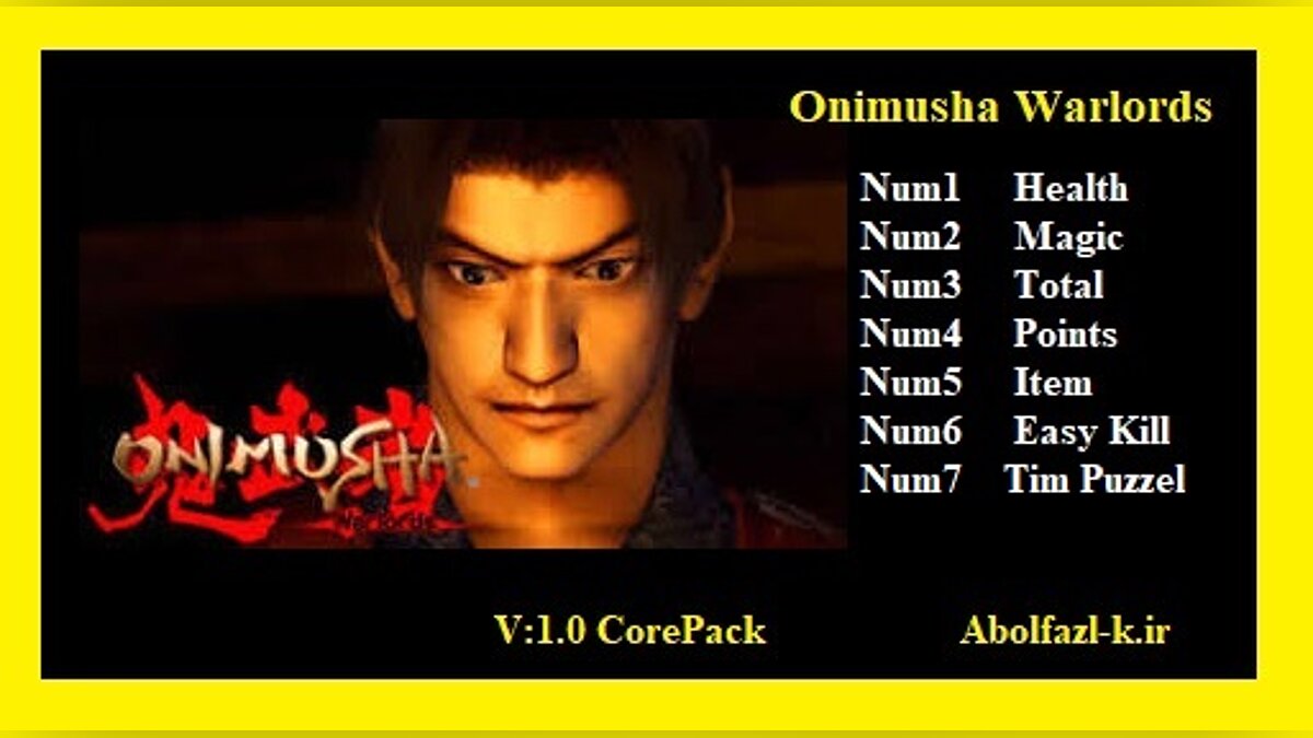 Onimusha: Warlords — Trainer (+7) [1.0]