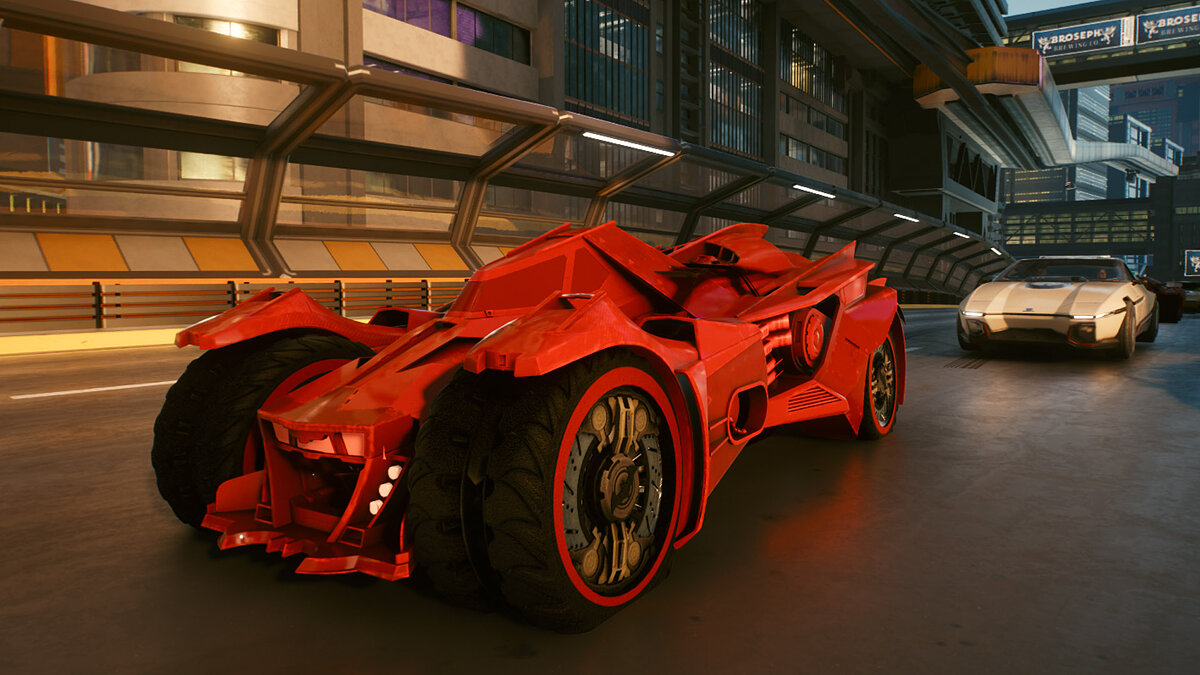 Cyberpunk 2077 — Batmobile - Carbine Tank 1000