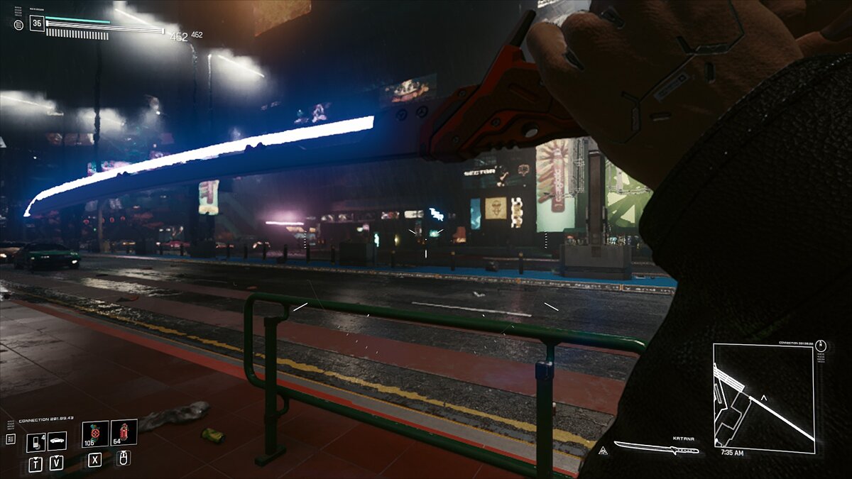 Cyberpunk 2077 — Unusual knives and katanas