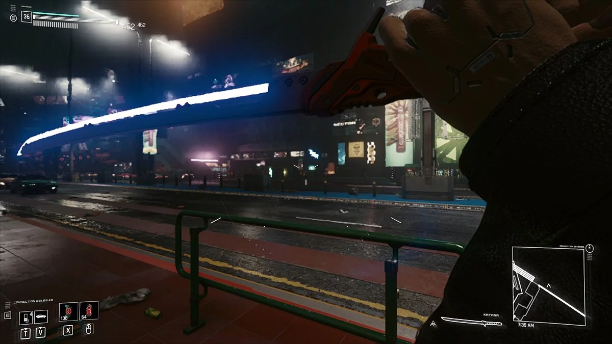 Cyberpunk 2077 — Cuchillos y katanas inusuales.