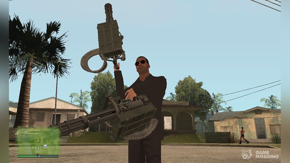 Grand Theft Auto: San Andreas — All weapons in two hands