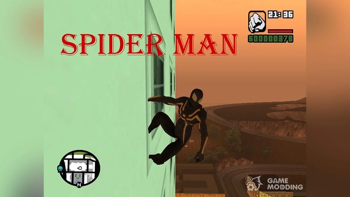 Grand Theft Auto: San Andreas — hombre araña